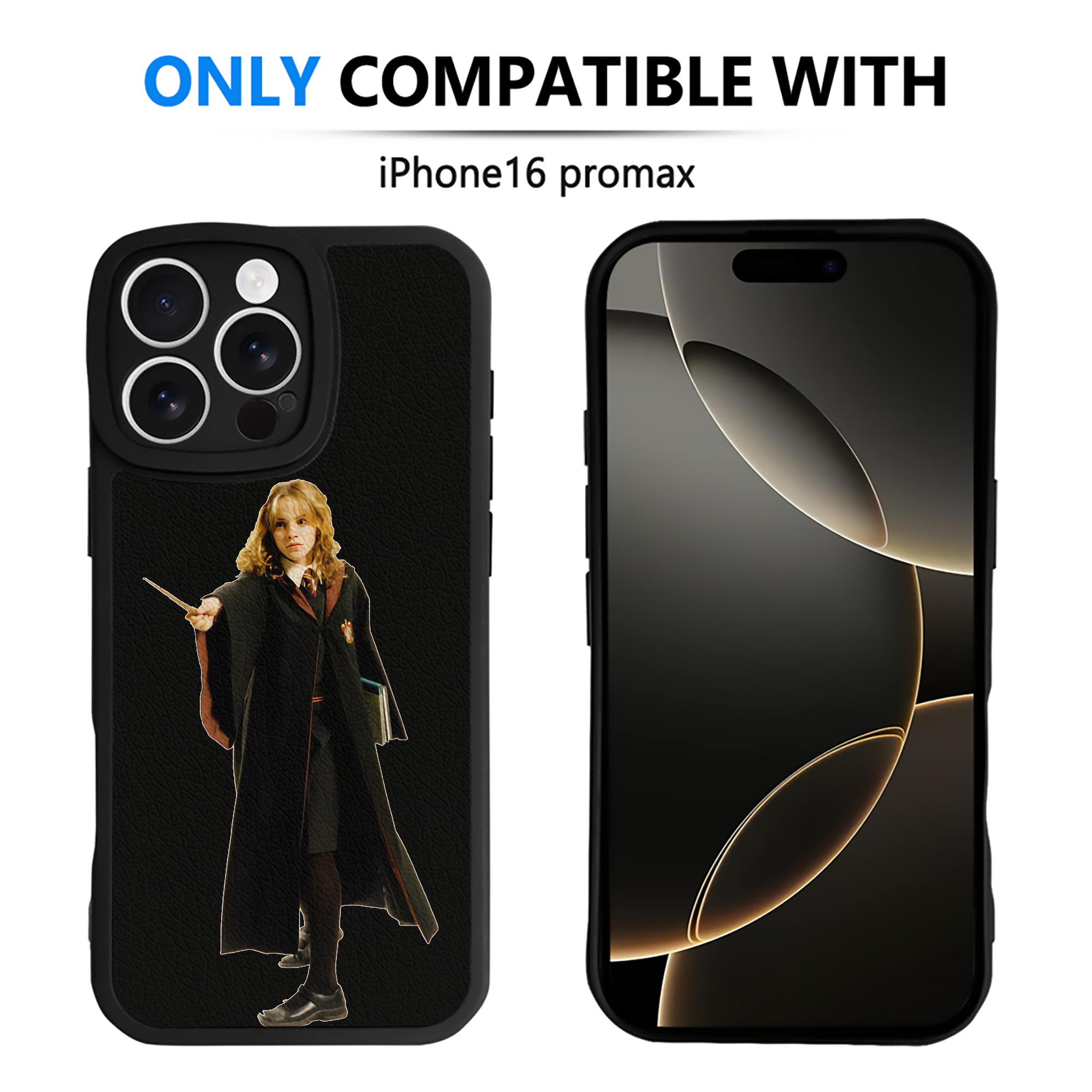 （画像用） Harry Potter ハリー・ポッターシリーズ 【iPhone 16シリーズ対応】シリコンスマホケース（レザー調） 材質：シリコン